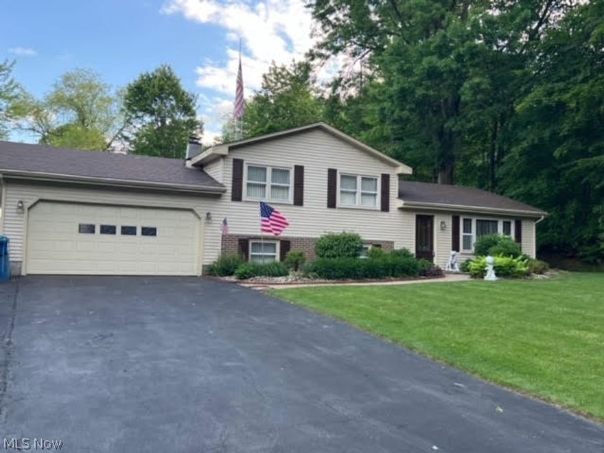 Welcome Home!  This one owner Split Level home features 3 bedrooms and 2 baths.  Addition added in 1988 featuring a large eat-in kitchen and additional family room area.  Finished rec room in the lower level, as well as laundry/utility room.  Stairs from garage to lower level is a wonderful added feature.  A workshop/mancave located behind the garage.  Rear fenced-in yard with shed and firepit.  New roof 3/24, carpet 9/23, furnace and air 2000.  Meticulously maintained!