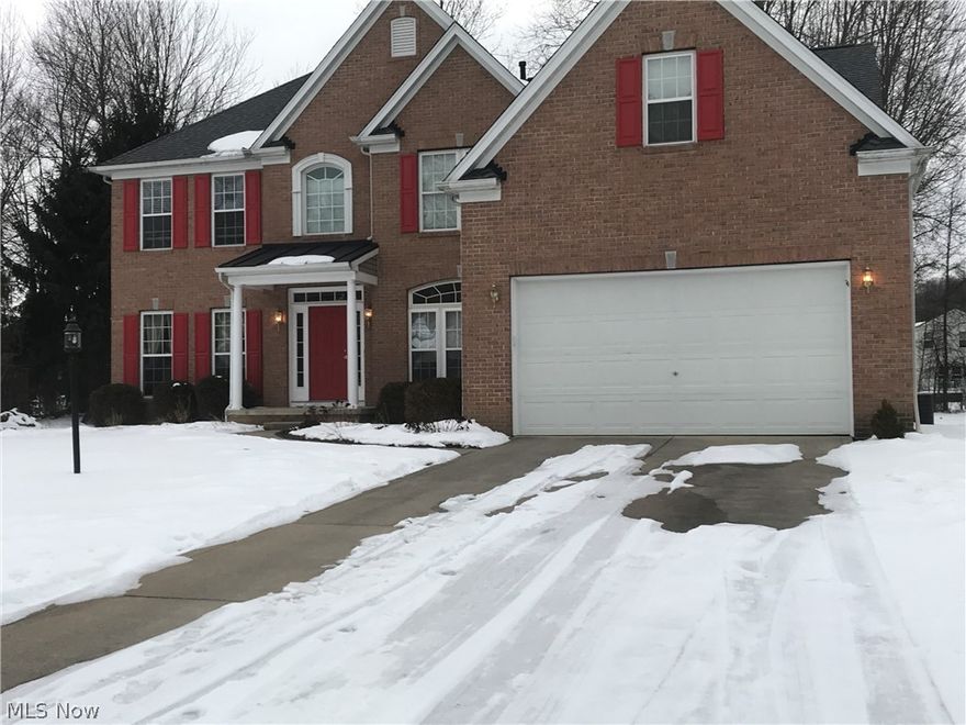 Welcome home to this recently updated Falls Pointe colonial. Pride of ownership shines throughout this beautiful home. This 4 bedroom with 3.5 baths home in the coveted Falls Pointe neighborhood in Olmsted Falls is a real beauty. This home features a large living room and dining room with crown molding, an open concept kitchen in today's modern colors, and featuring tall white cabinets, beautiful countertops, a built-in oven, and a large kitchen island. The bright and airy morning room is surrounded by windows that overlook the deck and large back yard. The two-story great room features a gas fireplace and extra windows letting in the natural light. First-floor laundry room with storage. First-floor office with french doors. Two staircases lead to the 4 bedrooms. The master bedroom has a grand walk-in closet with an ensuite bathroom and plenty of room for a sitting area. The second bedroom features an ensuite bathroom with a walk-in closet. Bedrooms three and four share a Jack and Jill