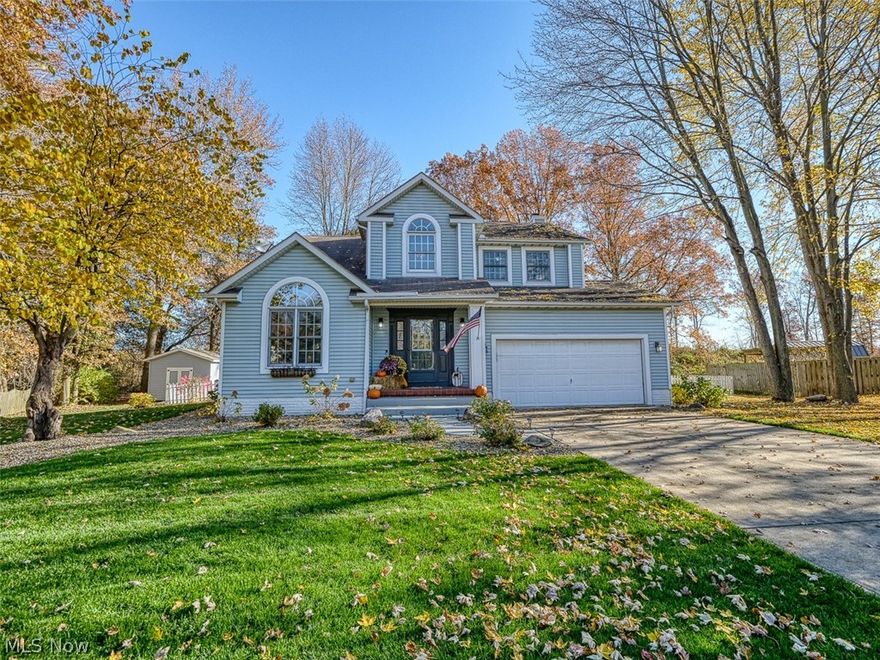 Talk about pride of homeownership! This 3 bed, 2.5 bath, colonial is going to make you fall in love! As soon as you enter, you’re greeted by a two-story foyer. The gorgeous hardwood floors are pristine, the whole home is freshly painted, and the plethora of windows allow for a generous amount of natural light! To the left of the front door is a living room with brand new carpet. This space could also be split to create a dining room because it’s enormous! Towards the back of the house you’ll find the show-stopping kitchen! New granite counter tops, backsplash, a grand island, and so much room for entertaining. The open concept floor plan allows the kitchen to flow right into the living room. Hosting will be a breeze! Out of the back door you’ll locate the massive, freshly painted deck that looks over the serene backyard! Back in the house, a half bath with a new vanity finishes off the first floor. Upstairs, the three bedrooms are all generously sized. The two spare bedrooms are joined