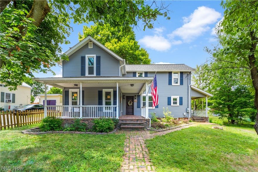 FINAL PRICE REDUCTION*** Sellers have found dream home and are extremely motivated. This sophisticated classic Colonial is a must see! The floor plan creates an interior that is full of natural light, four well-proportioned bedrooms, formal dining room, expansive living areas and a flow-through living/dining area. Sleek and modern, this gourmet recently remodeled kitchen will delight you with stonewashed granite countertops, stylish aqua tile backsplash and a large walk-in pantry. All appliances in home stay including the Washer and Dryer. The bathrooms include new showers, granite countertops, and vinyl flooring. Further strengthening the attractiveness of this home are new vinyl floors throughout the entire first floor and new carpet throughout the second floor. 613 Wadsworth Rd also has a newly installed tankless water heater, as well as a newer furnace which features a humidifier as well as a purifier. An ideal play space, the enormous half acre yard in the heart of medina comes co