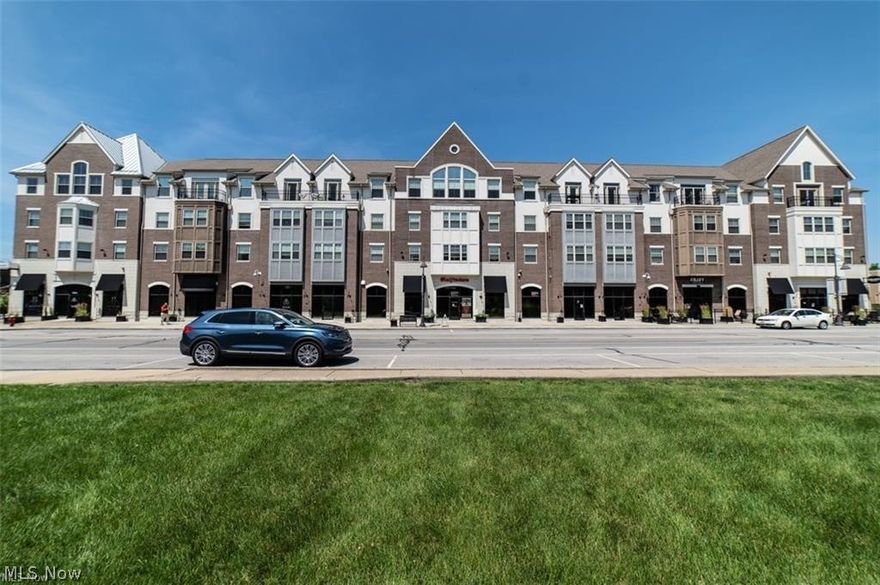 TALK ABOUT UPGRADES! Built-in appliances, California closet systems and zoom room beds! This stylish-contemporary, top floor condo is located at the best address in Cuyahoga Falls. Walk into this turn key residence with cascading sunlight from a spectacular set of windows that lend to a private balcony and vaulted ceilings in a fabulous great room. This kitchen, designed for those who love to entertain, features upgraded stainless appliances and an incredible kitchen island that easily sits 8-10. The living room includes tv, electric fireplace and custom zoom room murphy bed with customized cabinetry - perfect for when your guests stay! Master bedroom features vaulted ceilings, a master bath has double sinks, and walk-in shower. Master closet has amazing California custom closet units – perfect for any wardrobe...It is a must see! The guest bedroom is spacious w/California closets and a custom zoom murphy bed with built-in storage! The guest bath has a perfect soaking tub! Spacious lau