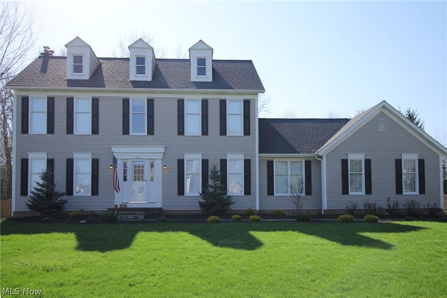 Beautiful 4 Bedroom Majestic Colonial on premium private lot in Ivy Hill of Hudson. Brazilian Walnut Floors through foyer, formal living and dining rooms. Warm and inviting Family room with a very cozy fireplace and bayed window to oversee the back fenced in yard.  Our open, eat-in kitchen features Corian counters and plenty of cabinet space. You will be amazed by the heated & cooled sun room with porcelain tiled floors and floor to ceiling windows for panoramic views.  We’re also featuring a 1st floor office/ den or potential 5th bedroom space.  The owners suite features a spacious bath & a large walk in closet w/3 more bedrooms upstairs. Fenced in Back Yard and plenty of updates, will leave a buyer with little to do. Neutral colors, fixtures, hot water tank, blinds, electrical & glass block windows for security & efficiency and all in the award winning Hudson School district, close to Akron, Cleveland and Youngstown. Call today!