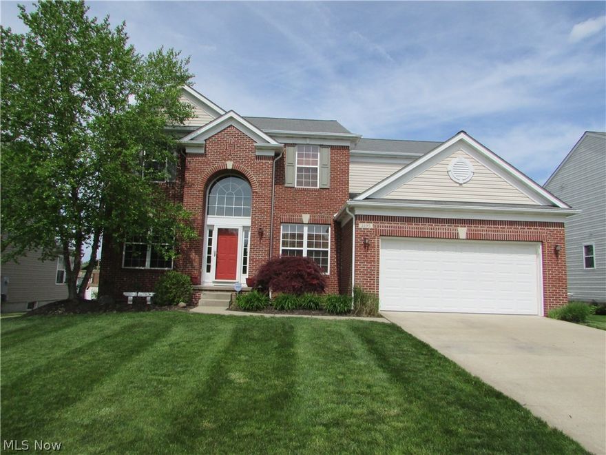 A stunning 4 bedroom, 3.5 bath colonial with a full finished basement.  This home has over 3000 square feet of living space.  The open floor plan features a large kitchen with center island that opens to a great room with fantastic fireplace.  The finished basement has a full bath and bar.  The first Floor office,  laundry, formal dining room, and formal living room fill our the Main floor.  The master bedroom has vaulted ceiling, and opens to a very large glamour bathroom.  The many amenities include a two story foyer, stamped concrete patio with fire pit, 2 car garage, and so much more.  This home sits steps from the bike and hike trail.  Calls Farm has a large playground for the kids to enjoy.