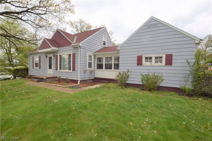 Welcome to 2860 Nesmith Lake Blvd; a 3-bedroom, 1-bathroom Cape Cod home in Akron near Portage Lakes! Original hardwood flooring throughout the home underneath the carpet. Kitchen has stainless steel appliances, as well as newer flooring and backsplash. Finished basement has an impressive bar area, recessed lighting, a living area, and lots of convenient storage space. Fully fenced backyard with a patio area. Convenient storage shed and attached garage. Don’t miss your chance to own this lovely home!