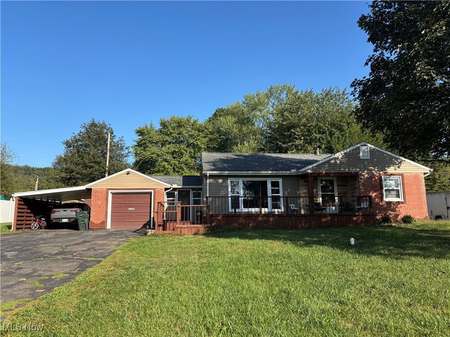 Beautiful renovated property consisting of 3 bedrooms 2 baths on half an acre. Oak hardwood floors, pine ceilings, and hickory kitchen with granite counters. Family room or formal dining room off the kitchen overlooking the back yard. Finished lower level includes a bath, family room and a beautiful wet bar for entertaining! Septic installed 2025. A beautiful home! Take a look!