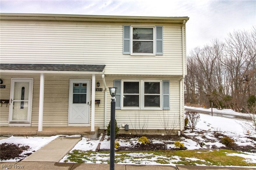 Affordable Mentor Condo! Customize with your finishing touches! This home offers two bedrooms, two full baths and two half baths! An additional living space in lower level with cozy fireplace.  Enjoy the spacious dining room for family gatherings! Great location, why rent when you can own?