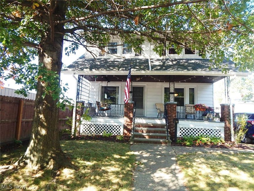 Charming updated colonial on a quiet street. This home offers all hardwood floors that have been nicely refinished. There is an ample sized living rooms with access to the sunroom. The formal dining room has original, built-in china cabinets. The kitchen, featuring white cabinets, has been renovated and all appliances will remain. On the second floor are the master bedroom with a large closet and two additional bedrooms. The full bath has been renovated and is very inviting. The unfinished basement includes a powder room, utility area and storage. This home has been lovingly cared for and has all newer windows. This is a must see!