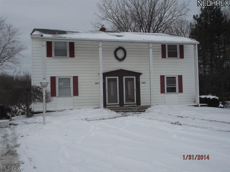 Large duplex, each with attached 1c garage, 2BR. This Property is eligible under the Freddie Mac First Look initiative to owner occupant buyers only, through 3/16/2014. Seller is offering an allowance up to $500 to Owner Occupant Homebuyers towards the purchase of a home warranty of their choice. Buyers responsibility to select home warranty company & plan. Buyer or buyers agent responsible to verify all information contained herein and check with Health, Building, Zoning, EPA, DEA, Tax Dept. or any other requirement for intended use. To be Sold AS IS-No Disclosures-Room sizes are approximate and not guaranteed-Seller will NOT pay for any inspections-Condition of any appliances are not warranted-Pre-Approval required with all financed offers-Verification of funds required with all cash offers-Listing Co. to hold Earnest Money-Certified Funds Only.