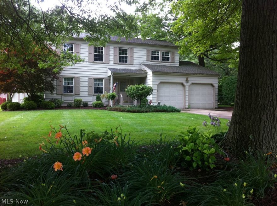 Solid built, one owner home.Plenty of space, 4 BDrm , 3 bath,  with a master suite, master bath and huge walk in closet.  ALL appliances STAY. Refinished HARDwood floors in formal living and dining rooms,   hard wood  upstairs under carpet. Family room with built ins and a FIREPLACE ,that leads through French doors to another  four season , family rm that has its own heat and a/c.  Out the back door to a private deck and professionally landscaped back yard with a shed. NEWER windows,doors, roof, kitchen,  flooring, and carpets. Updated bathrooms. Solid  wood interior doors .Partially finished basement .  In a GREAT neighborhood. HOME WARRANTY offered.Immediate possession.
Make appt TODAY to see this lovely home. Auditors web site does not include the 17x14 Sunroom.