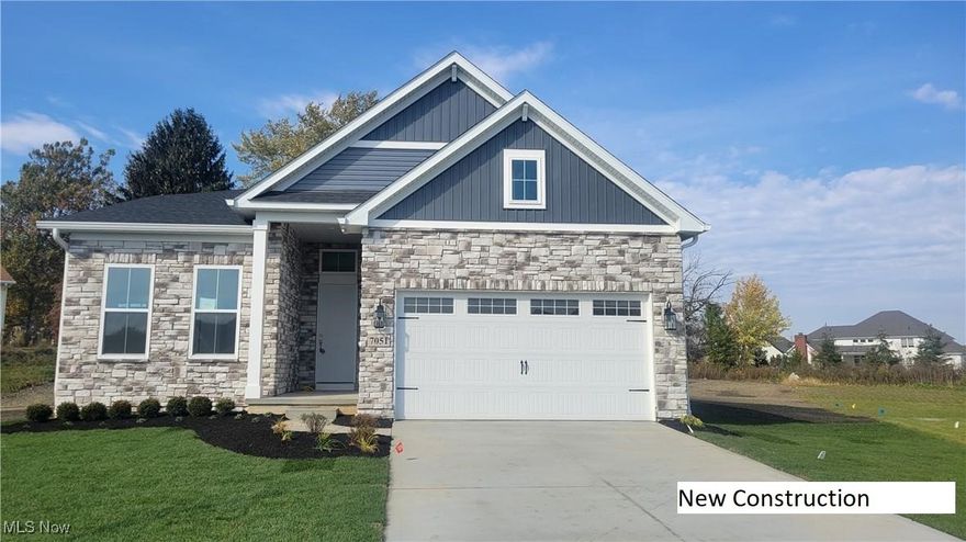 Welcome to Heritage Park in the beautiful city of Jackson Township.  This maintenance free community is located close to shopping and restaurants.  Jackson Township offers highly rated school systems.  This home includes landscaping and irrigation and for a small fee per per month you won't need to worry about cutting grass or snow removal.  This home boasts 10' interior ceilings and 8' interior and exterior doors.  Sit down at the large kitchen island or on your covered outdoor living for a cup of coffee in the morning.  Take a long relaxing bath in the free standing tub in the primary bathroom.  This home offers so many features you will need to see it in person.