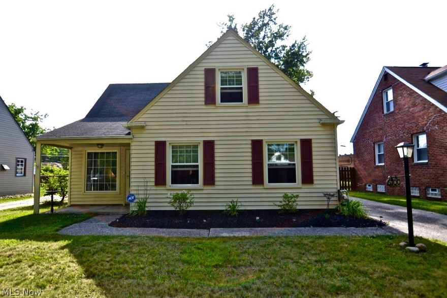 Welcome to 6700 Beresford Ave.!  This four bed one bath cape cod offers functional living at it's finest.  Updates include granite countertops (13'), windows throughout with transferable warranty (13'), electrical panel (13'), paver patio (13'), and cherry laminate flooring (12').  The location is ideal, close to shopping and restaurants, yet tucked away on a quiet street.  As you make your way in, you'll be greeted by the large open living area, which flows into the two first floor beds and full bath.  Rounding out the first level is the kitchen and first floor laundry room!  Hardwood flooring covers the entire second level in each of the two additional bedrooms.   You'll appreciate the comfortable entertaining space the backyard offers, including the paver patio, storage shed, and two car garage with large attic space.  Don't hesitate, schedule your showing today!