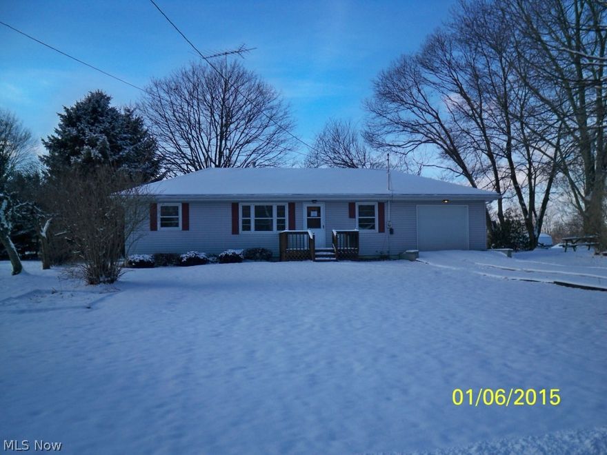 3 bedroom, 1 full bath ranch home in the village of Shreve. Home has all new flooring and paint throughout entire home. Nice sized living room with dining area and the basement has a carpeted family room plus area for laundry, utilities and storage. There is a one car attached garage and covered rear patio area. All on a .3 acre lot in Triway Schools. Home is sold AS-IS. This property is eligible under the Freddie-Mac First Look Initiative through January 25, 2015. Owner occupied buyers will have the first chance to purchase till January 25, 2015.