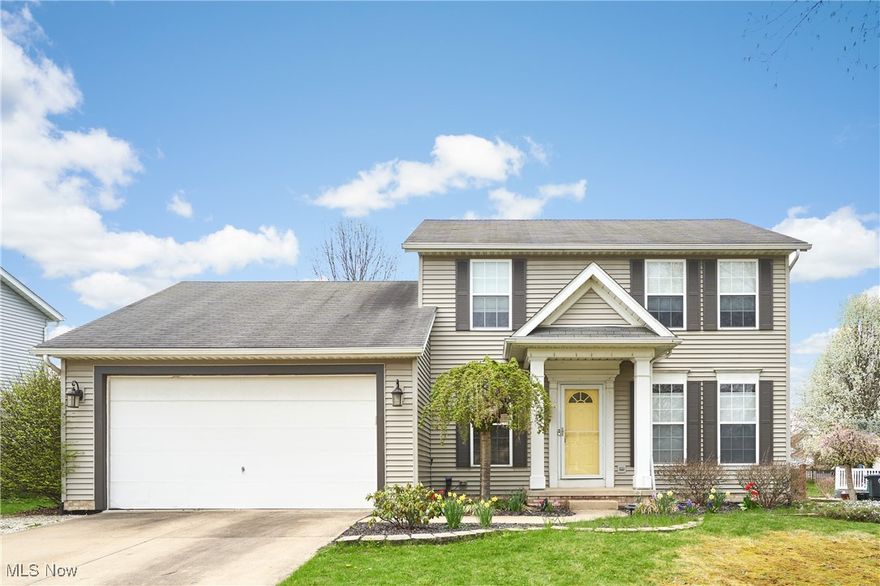 Welcome to this adorable 3 BR 2 full 2 HALF bath Colonial in highly sought-after Coventry Crossings. This home is move-in-ready. The open concept kitchen offers newer appliances and overlooks family room with fireplace and vaulted ceiling. The elegant dining room with tray ceiling flows seamlessly into the living room area. Laundry and half bath complete the first floor. The second level offers master BR with en-suite bath and walk-in closet. 2 additional bedrooms and full bathroom on second level. The finished lower level adds ample living space for rec room/workout room or whatever you need! No need to go upstairs with the lower level half bath and wet bar. Large utility room could be a great workshop or additional storage space. 2-car attached garage with service door to outside. Fully fenced backyard. Large deck off sliding door from kitchen. This home has so much to offer. Schedule your private showing today!