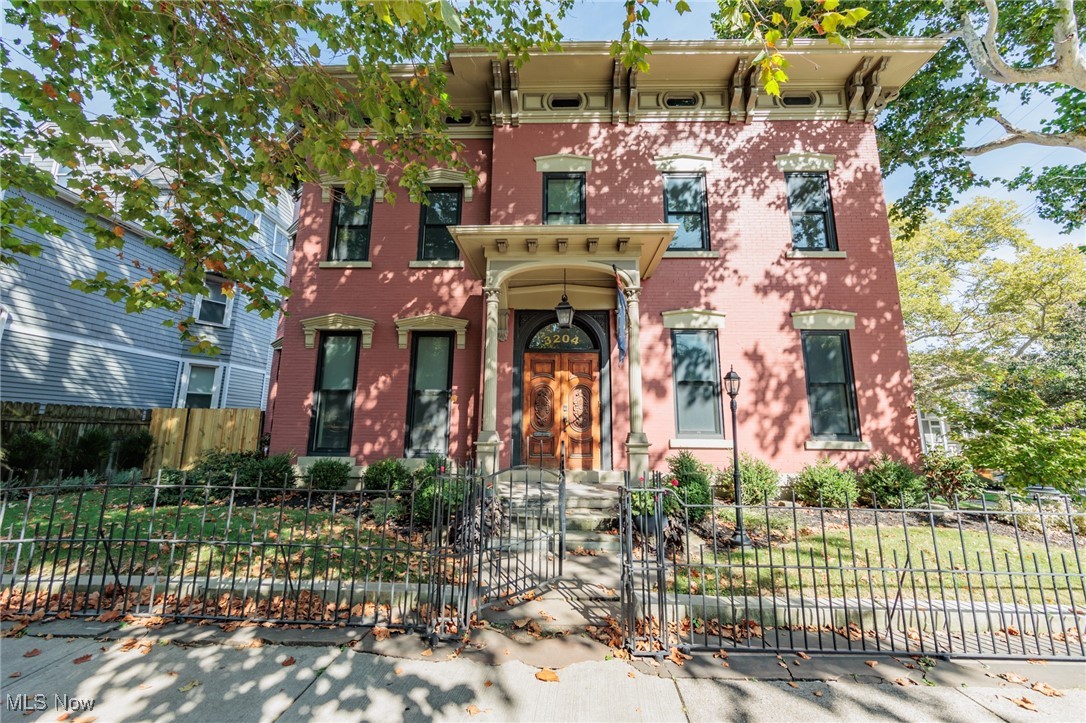 Wow! That is what you'll say when you see this amazing two-unit property on one of the most desirable streets in Ohio City. A unique opportunity in the thriving Hingetown area for residential or commercial use (office or retail) Property is zoned for Local Retail Business LR-B1. Over 2700 sq ft of space with 3 beds and 2.5 baths on each side, this spectacular property has been extensively updated and is absolutely move-in ready. New windows, air conditioning, granite counters and updated baths are wonderful modern updates on both sides, while the exposed brick, hardwood floors and unique architecture speak to its storied past. The front unit is currently being used as office space, but can easily be converted back to residential space to take advantage of the three huge second floor bedrooms and two full baths, along with ample first floor living space including a kitchen and half bath. The back unit features a huge first floor living area, updated kitchen with SS appliances, large living area and a huge first floor primary suite with en suite. A half bath and laundry area round out the first floor. Upstairs you'll find two large bedrooms, a full bath and huge 2nd floor loft. Plenty of room for entertaining on the private stamped concrete patio. Both units currently occupied by owner (one as residence, one as office). Local rents suggest $3K-4K per month per side. Located just minutes from the best Ohio City shopping, dining, the West Side Market, Gordon Square, Edgewater Park and the lake, this is one of the best locations in the city!