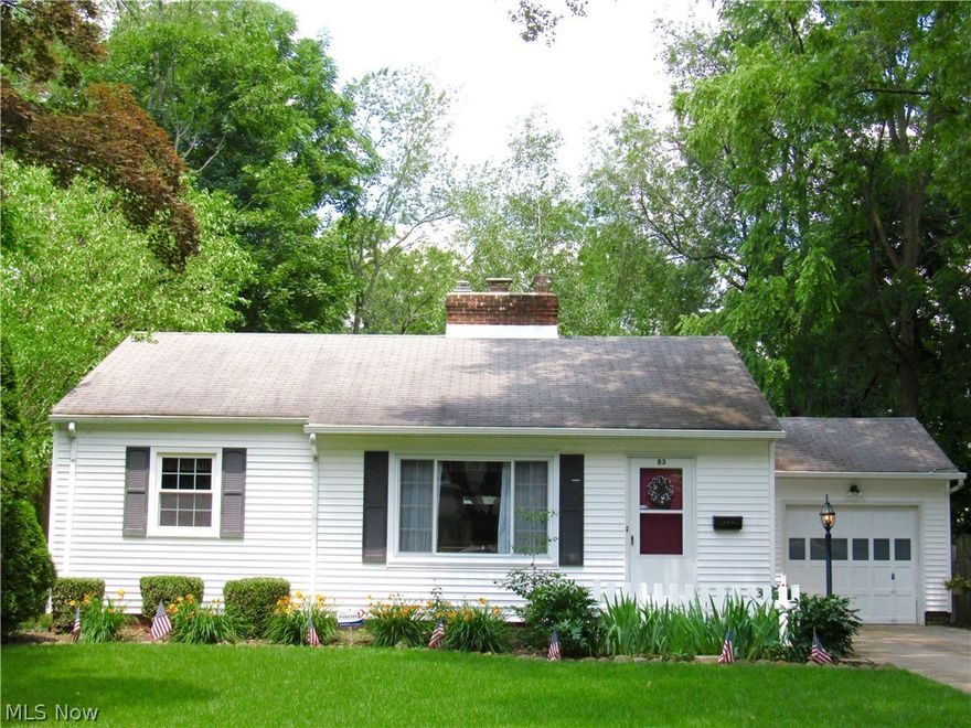 Charming as can be! 2 bedroom ranch. Vinyl siding , updated windows, fireplaced  living room w/ large picture window, All wood floors have been refinished. Bathroom tub has been updated with white wall tile and ceramic tile floor. Peaceful screened porch and patio off the back of the house to enjoy the quiet and private wood fenced backyard with manicured landscaping. Lower level finished  with gas log fireplace and neutral carpet. Newer furnace and air in 2015, Rheam hotter tank 2010.Rubber roof on porch replaced 2003. Just move in and relax.