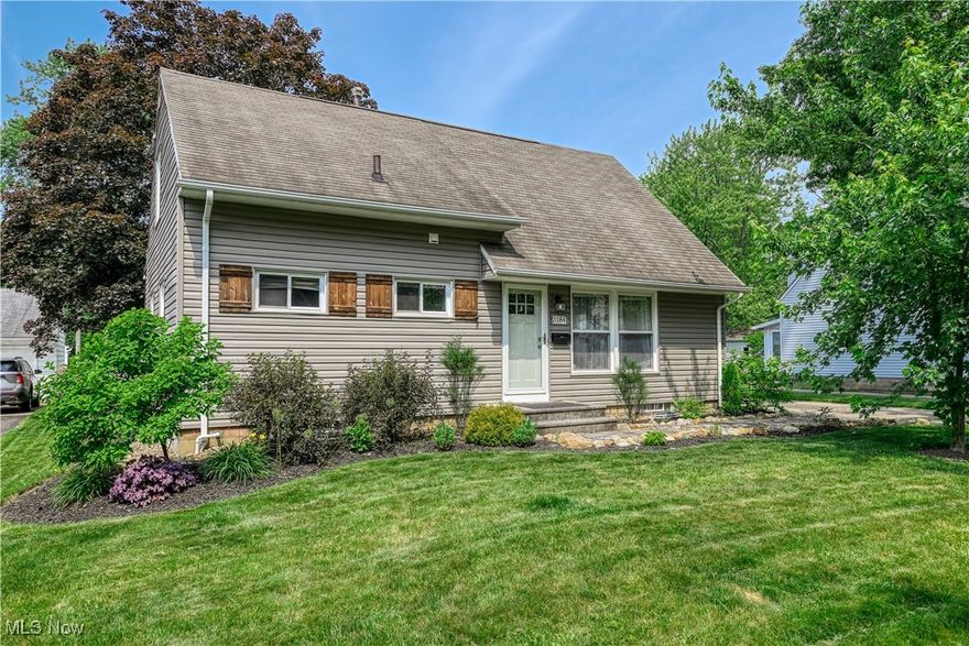 Discover this charming and spacious Cape Cod located in Cuyahoga Falls! This home offers plenty of room to grow with 4 bedrooms, or use one as a flexible space — perfect for a home office, guest room, or playroom. The main floor features a large living room, a dining room, and a generous  Updated kitchen with beautiful cabinets, all designed for comfortable living and easy entertaining.

Notable updates include a electric panel (2012), a kitchen update (Jan 2010), a deck addition (June 2018), first-floor bath remodel (June 2018), new siding (June 2018), a updated second-floor bath (2021), and a water softener installed in 2021.

This home also offers a convenient 2-car garage. This lovely Cape Cod is a must-see.