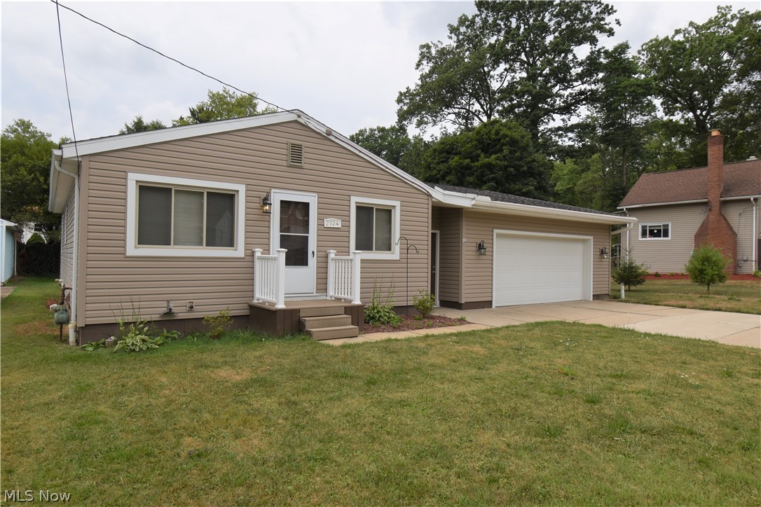 Welcome to 2724 Mohican Blvd. This ranch home has two bedrooms and one full bathroom on one side of the home and attached in-law suite or a rental with separate entrance on the other side that is just waiting for your finishing touches. Open floor plan and freshly painted! Nice flat yard with a shed for your storage needs. Don't wait until it's sold, schedule your private tour today!