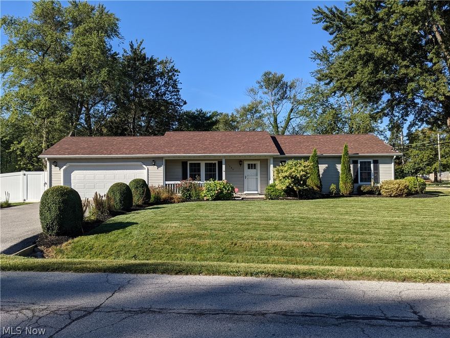 Amazing Ranch with 3 Bedrooms and 1.5 Baths! Everything was updated in 2014! Walk through the front door to a Spacious Living Room with Brand New Carpeting and a Small Gas Fireplace! The Eat-In-Kitchen Has Granite Countertops, Tile Backsplash and Stainless-Steel Appliances Stay! Kitchen Door Opens to a 23x12 Composite Deck Installed in 2018 and includes the Large Umbrella! A Vinyl Privacy Fence Encloses The Back and Side Yard!  Off the Kitchen is the Utility Room with Top-of-the-Line Samsung Washer and Dryer! The Master Bedroom has a Private Half Bath! Two Bedrooms and a Full Bath Complete this Spectacular Home! The Roof was replaced in 2018! Home Warranty is included! This Fantastic Property Is Move In Ready!