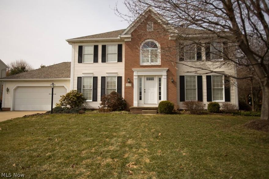 Beautiful Colonial in Kings Creek on quiet cul-de-sac! Home features a very spacious kitchen with center island, newer counter tops,stainless steel appliances and french doors out to deck.  Large living room with french doors into family room. Family room includes a wood burning / gas fireplace and circle top windows. Formal dining room features crown molding, wainscoting, and chair railing. Foyer, 1/2 bath, and laundry room complete the first floor. Four large bedrooms and two full baths on second level. Master suite includes his and her walk-in closets and master bath with jetted tub and separate room for shower and commode. Oak trim throughout. Home includes newer roof shingles, hot water tank, and a five hundred dollar flooring allowance!