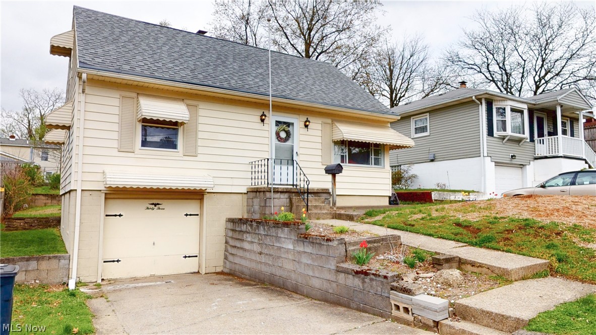 Move-in ready! This cute cape cod is turn-key and ready for it's new owner! Located within minutes of the University of Akron, shopping, and restaurants with easy access to the highway. 2 bedrooms located on the main floor with a fully finished attic as the third. Eat-in kitchen and range/refrigerator stay! The bathroom was recently updated. Downstairs, the partially finished basement includes a bar, laundry/utility room (washer and dryer stay), and more living space with access to the garage. Out back is a nice sized yard with a shed. All you need to do is move in!