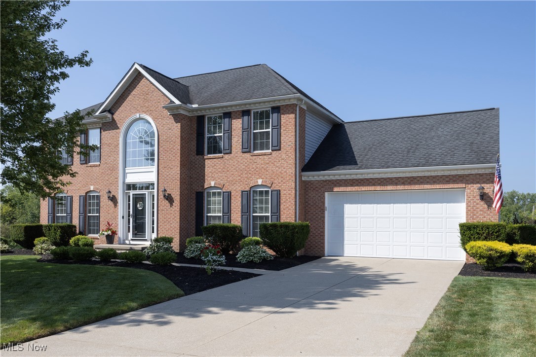 Gorgeous brick-faced four-bedroom colonial with a walk-out basement. This beauty boasts a multi-level deck on a cul-de-sac lot. Upon entering the two-story foyer, you are greeted by the home's light and airy atmosphere, featuring a formal dining room and a living room that doubles as an office. The spacious kitchen is a cook's delight with the vast granite counter space. There is plenty of room to entertain your guests and family with the breakfast bar and the morning room that has floor-to-ceiling windows. The family room also has floor-to-ceiling windows and a brick fireplace. Upstairs is a large landing, the main bedroom with a remodeled bath, and a walk-in closet. Three other bedrooms plus a full bath are also on this floor. The full unfinished basement (studs are up for your completion with a rough in for a half bath) is a walkout to another patio. This home is just waiting for you.