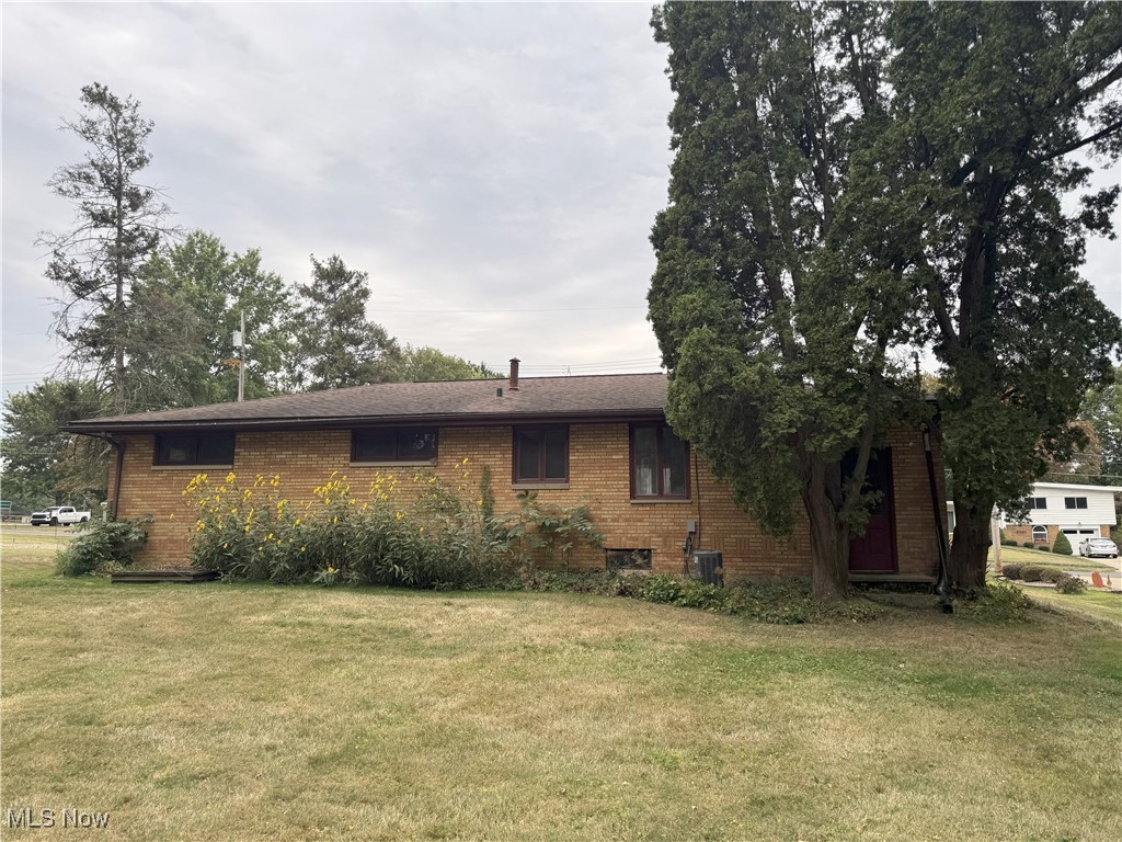 Family owned since 1956! Grandparents built this 3 bedroom brick ranch in the heart of Doylestown. Walking distance to Memorial Stadium/Park, restaurants, library, post office and downtown. Living room (with fireplace - has not been used in years), eat-in kitchen, 3 bedrooms and full bath complete the first floor. 1 Car attached garage with cold water and shed. Full basement with 2nd fireplace and bar. Could be finished for additional living space. Shed has electric. Handicap front ramp. Hardwood floors under carpet. HVAC - 2005. Roof Approx. 12 years old. Property being sold "as-is" to settle an estate - no money for repairs.