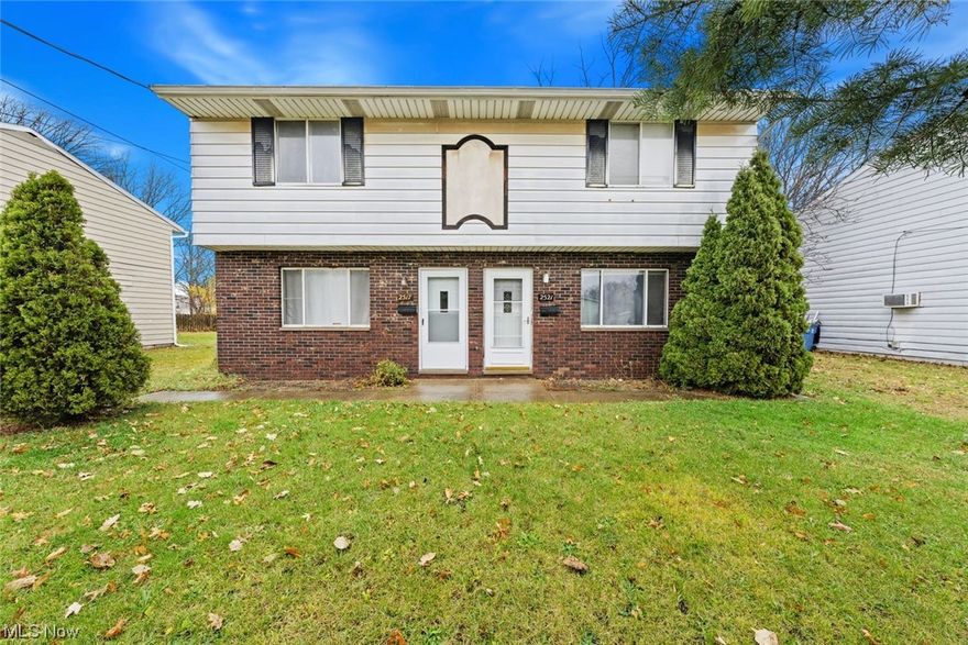 Nestled in a prime location in Lorain, this side-by-side duplex presents an exceptional opportunity for both investors and owner-occupiers. The area boasts a vibrant atmosphere, with the renowned Rockin' on the River concert during the summer months, offering tenants a delightful local entertainment option. With the potential for house hacking, residents can live in one unit and generate rental income from the other, making it an attractive prospect for savvy buyers. Alternatively, investors can capitalize on this well-maintained property as a lucrative cash flow opportunity. Notably, the property's long-term owner of 15 years has ensured that the duplex is turnkey and features central air for added comfort. One unit, currently on a month-to-month lease, presents a significant value-add opportunity, as the tenant pays well below market rent at $550 monthly. Don't miss the chance to seize this prime investment or owner-occupier opportunity in a sought-after location.