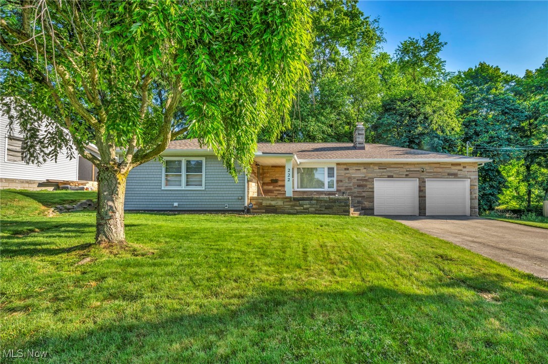 Welcome to 222 Baldwin Ave in charming Wadsworth! This well-maintained 2 bedroom, 2 bathroom home is move-in ready and packed with updates that add both style and peace of mind. Enjoy the benefits of a newer roof, siding, gutters, and garage doors, ensuring years of worry-free exterior maintenance. Step out back to relax or entertain on the newer composite deck, perfect for summer evenings. Inside, you'll find newer vinyl plank flooring and plush carpet throughout, giving the home a fresh and modern feel. The family room boasts a wood burning fireplace that has been recently cleaned and serviced. The newer hot water tank adds efficiency and comfort. This basement is full and unfinished with high ceilings. Whether you're a first-time buyer or downsizing, this property is a fantastic opportunity in a great location. Don’t miss your chance to make this updated gem your new home!