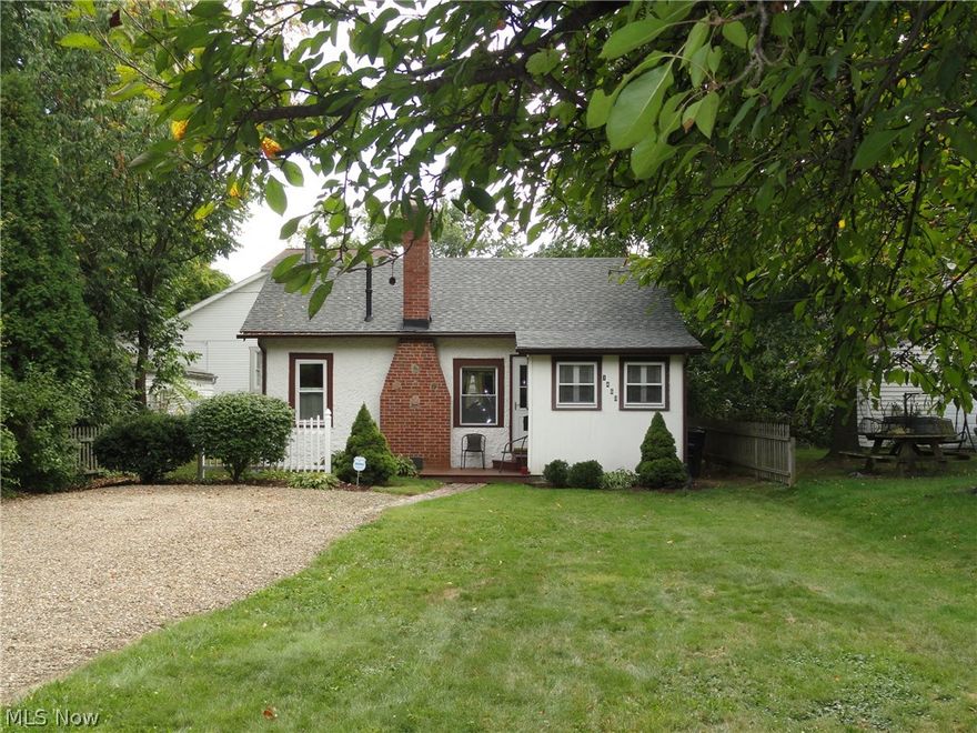 This 2 bedroom 1 bath home is as charming as can be!  Sitting on the back of the lot offers a nice big front yard.  Cozy living room with fireplace and formal dining room, nice sized kitchen and first floor laundry.  Newer roof, windows & electric.  Clean, neat and a pleasure to show!