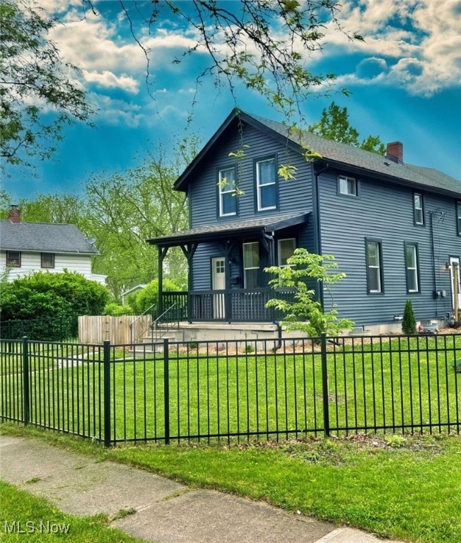 MOTIVATED SELLERS!!! Owners have moved so they are selling this lovely piece of Oberlin history to a new owner. Completely modernized for today's lifestyle, it's ideally located on a sunny corner lot just a block from campus and downtown! This fabulous, restored 3 bedroom, 2 1/2. Bath century home combines classic charm with contemporary convenience. From the cozy front porch to its private paver patio, outdoor living is seamless! A wrought iron fence surrounds the spacious yard and the ample side drive boasts a one car garage with plenty of off street parking. Inside you'll enjoy the bright, refreshed interior, a fabulous kitchen with all appliances are included! Major exterior improvements include siding, a roof and fencing for your race of mind.