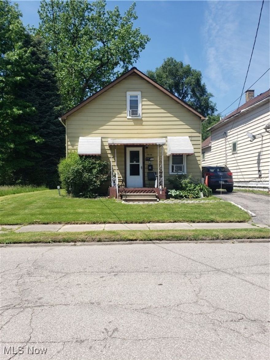 2 Bedroom Single Family
Does not need any work, all systems functions properly, any maintenance has been tended to as it came up
Bedrooms and bathroom on main floor
Central location close to Fleet Avenue and I-77 exit
House had major re-vamping in 2020 including:
- electric updated
- all new vinyl windows with new matching aluminum window trims
- sub-floors were replaced in kitchen, utility room, pantry, and bathroom
- grey vinyl plank was installed on in all rooms on the main level (1st floor) of the house
- bathroom was rebuilt from the studs out
- kitchen counter, sink, and cabinets were installed. 
Attic is the full length of the house. It consist of 3 portions, 2 of which have covered walls, and it is used for storage only.
Basement cellar houses furnace and access HVAC venting
Lots of green grass fields adjacent to and across the street.
It's a rural like setting inside the city.
House is in the heart of Slavic Village.
Fleet Avenue has been completely rebuilt and modernized with new sewer lines, sidewalks, and roadscape in the past decade.