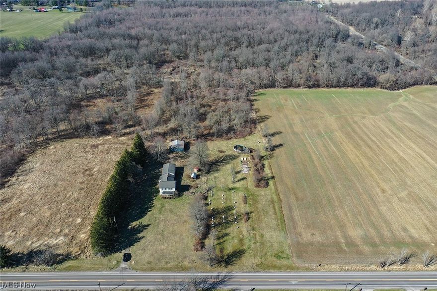 44+ Acres With Fixer-Upper Farm Home – Outbuildings – Loads of Road Frontage – 40% Tillable – Offered In 5 Parcels & As A Unit Multi Par - ABSOLUTE AUCTION, family owned for years, all sells to the highest bidder on location: TUESDAY – APRIL 25, 2023 – 5:30 PM - 44+ acres – frontage on 3 roads – open fields plus wooded hunting land – improvements include 1,800 sq. ft. century plus farmhouse with addition, natural gas, and central air, well/septic, three bedrooms, attached three-car pole barn garage with overhead doors. Additional metal pole building in rear. Nice setback and setting. Has been vacant and needs lots of TLC. Bring your contractor. You’ll love this setting. Balance of land farm fields and woods. Frontage on Rt. 619, Florida Ave., and Atwater Ave. The owner owns over half mineral rights and they will transfer. NOTE: The property will be open for viewing on Monday – April 17, 2023 – 4:30-6:30 PM and 2 hours before the sale. Divided as follows: PARCEL #1 – 5.6 acres with home and all buildings. 299’ frontage on Rt. 619. PARCEL #2 – East of home. #2 has 7.9 acres w/ 385’ frontage. Mostly tillable. PARCEL #3 - 8.3 acres and is a corner lot. Mostly tillable. Over 1,300’ total frontage. PARCEL #4 – Just west of home. 12.3 acres – nice open field balance wooded. 830’ frontage. PARCEL #5 – Corner tract. 10.1 acres. Nice open field balance wooded. Over 1,400’ total frontage.