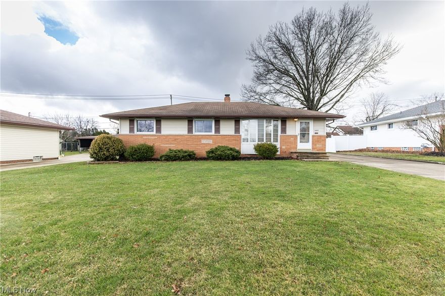 Welcome to 3425 Friar Dr! Situated in southeast Parma, this beautiful ranch offers four bedrooms and plenty of features that will grab your attention. As you make your way through the front door you are greeted by the large family room, and gleaming hardwood flooring which sprawls throughout the main level. The formal dining room leads into the versatile three seasons room which overlooks the private fenced in backyard. Sunlight pours into the kitchen filling up the useful space which offers an abundance of cabinetry and creative desk nook. As noted earlier, the benefit of four first floor bedrooms are provided, along with the completely renovated full bath, and half bath. Heading down to the basement, you will appreciate the large rec-room, perfect for entertaining! Thank you for visiting, we hope you enjoy your visit!