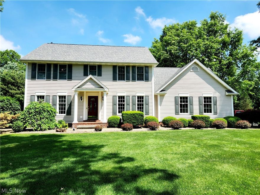 Stunning 4BR/2.5 Bath Two Story home located on an Acre w/2596 sq. ft. Updated Kitchen in 2018 w/granite counter tops, subway tile backsplash, under counter LED lighting & Stainless steel appliances plus breakfast bar & desk area. All New lighting throughout. Hardwood floors throughout. Formal Living Rm & Dining Rm. Spacious Family room w/gas or woodburning fireplace. Stunning Florida Room. Updated half bath on main level. Gorgeous Master bedroom w/updated bath in 2020! Walk in closet. New HW tank, water softener & garage door opener in 2024. Roof is only 10 years old. Furnace new in 2017 & Cen Air 2015. Beautiful wrap around deck w/built in swing. Shed. This home is fabulous & move in condition!