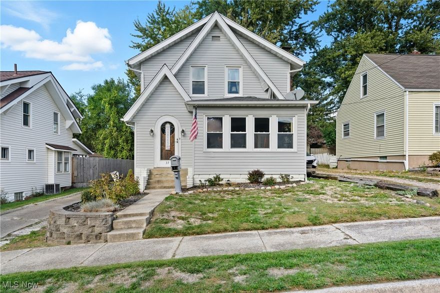 Charming, full of character, and ready to welcome you home! This historic gem blends timeless details with inviting, functional spaces. Step inside through the unique arched front door and into a welcoming living room featuring a beautiful brick-surround, wood-burning fireplace with a blower, the perfect spot to gather and relax. Just off the living room, the sunroom offers a bright and peaceful retreat, surrounded by windows and finished with ceramic tile, ideal for morning coffee, reading, or simply enjoying the natural light. The dining room showcases built-in benches and cabinetry, adding both charm and practical storage. In the kitchen, a wood ceiling and cozy breakfast nook create a warm, cottage-like feel. All kitchen appliances convey, making it move-in ready. Upstairs, you’ll find three comfortable bedrooms with deep closets and a full bathroom that reflects the home’s historic character. The unfinished basement provides plenty of storage space, laundry hookups, and includes a utility sink for convenience. Step outside to a spacious deck overlooking a fenced-in backyard that feels private and serene, perfect for entertaining, relaxing, or letting pets and kids play safely. From its distinctive arched doorway to its timeless details, this home is full of personality and appeal. Don’t miss your chance to see it in person — call Jackie Weigand today to schedule your showing!