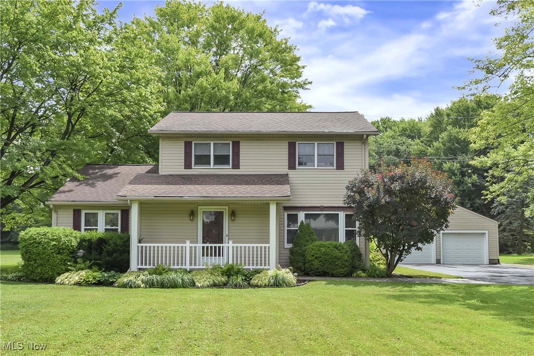 Welcome to 120 Luden Avenue in the heart of Munroe Falls!
This charming 4-bedroom, 2-bath colonial sits on over 1.2 acres of beautifully maintained property, offering a rare blend of privacy, functionality, and thoughtful updates. Inside, you’ll find an inviting layout highlighted by custom oak built-ins with accent lighting, custom blinds throughout, and an updated kitchen featuring granite countertops—perfect for everyday living and entertaining. The full unfinished basement includes a dedicated workshop room, ideal for hobbies, storage, or future finishing.
Step outside to enjoy your own backyard retreat. A 24-foot heated above-ground pool promises summer fun, while the full wooden deck with built-in benches and planters creates the perfect spot for gatherings. The oversized detached two-car garage with new doors and openers offers ample space for parking and projects, complemented by a newer asphalt driveway and an additional 10x12 storage shed for all your outdoor equipment.
Conveniently located near parks, schools, and local amenities, this home combines classic character with modern updates. Whether you’re relaxing poolside, working on projects in the garage, or enjoying the peaceful backyard, 120 Luden Avenue is a place you’ll be proud to call home.