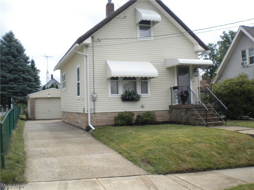 Picture perfect cape with great curb appeal and character! two tandem bedrooms with full bath on 2nd floor. first floor room could be used and converted to additional bedroom if desired. Central air, nice Garage, concrete drive, private wood deck in back yard for quiet evenings. WONDERFUL 25th st location!