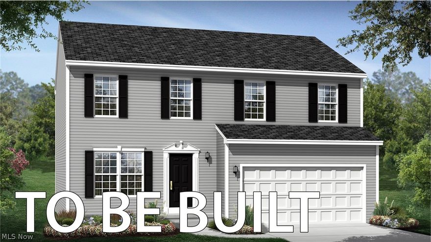 To-Be-Built Woodstock II, a 4 bedroom colonial with additional living room on the first floor. This home offers a very spacious owner's suite with a walk-in closet and laundry on the second floor for convenience.