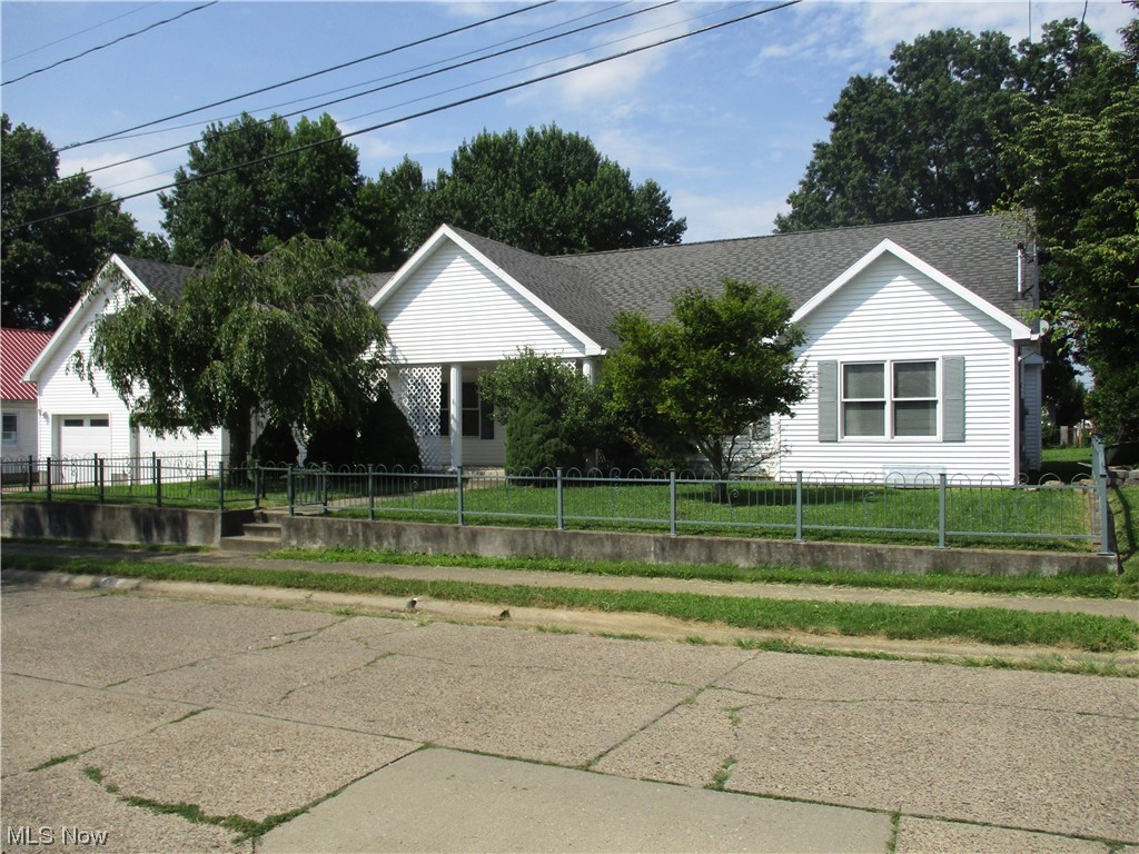 Central Vienna location with a small yard and as much storage as you can use. Additional features are: 1st floor laundry, 21x32 attached garage, rear workshop/storage garage, wrought iron fence around the front yard, central vacuum, 6x7 master bedroom walk-in closet with 2 cedar walk-in closets in the basement. don't pass up this great Vienna ranch with 1st floor living. All measurements are approx. House is being offered, as is.