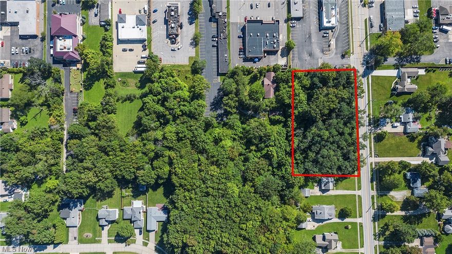 Extra Wide Residential Vacant Lot ....  1.26 Wooded Acres .... Per City of Strongsville This Rare Find Huge Lot Zoned R1-75 Could Be Split  .... Attractively Priced To Sell .... Call City of Strongs with All Building and Utility Related Questions