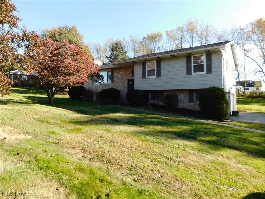 Stop and take a look at this 3 bedroom 2.5 bath split level home that is waiting to welcome you as its new homeowner. Sitting on OVER a half acre, this beautiful, centrally located home is coming with love and comfort as it has been the family building block for the current homeowner for over 35 years! Located in a lovely peaceful neighborhood, this home offers modern updates throughout, open living and dining room areas, an eat in kitchen, master bedroom with its own attached full bath, closets in every bedroom, and a large finished bonus room in the basement that can offer additional living space for the family! Off of the dining room you will find double doors leading you out to a covered deck providing extra space to enjoy while taking in the quiet surroundings, entertaining or watching family and friends take advantage of the 24 ft above ground pool that sits merely feet away! Walking around the exterior you will notice just the right amount of trees and landscaping that adds to the already tranquil feeling of the large space surrounding this home. I almost forgot to mention the attached 2 car garage that conveniently gives access to the home through the basement. Just a few of the local amenities include the Turkana Golf Course only 2.5 miles away,  Beaver Creek State Park where you can Camp, hike, kayak and visit a historic grist mill, a re-created pioneer village & abandoned canal locks. Additionally, 8 miles away is Lake Tomahawk where you can swim, boat, fish or play sports on the tennis, volleyball, and basketball courts. If this hasn't convinced you yet, schedule a time to take a look at it and let the home do the rest!