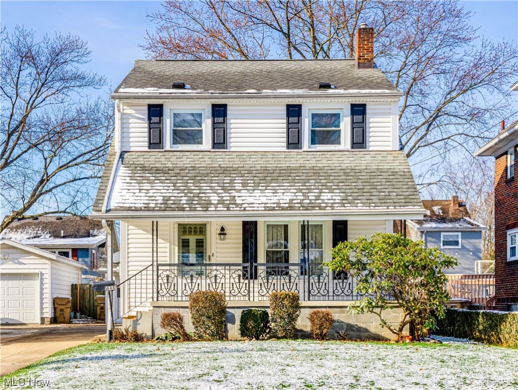 Remarkably well cared for by the same owner for over 60 years, this delightful Two-Story Colonial is definitely ready for you to move in and enjoy. Boasting a large formal living room with decorative brick fireplace, and a formal dining room that features stunning built in cabinetry. The kitchen includes a generous number of cupboards, and all appliances will remain. Three nicely sized bedrooms, built in linen cupboard in the hall, and a large bath with shower and soaking tub completes the second floor. A convenient full bath is located in the basement. The exterior of the home has vinyl siding, a splendid front porch, fully fenced yard and one car detached garage. Don’t miss this opportunity to purchase an affordable, move-in condition home and leave those exorbitant rent payments behind. Call for your private showing today!