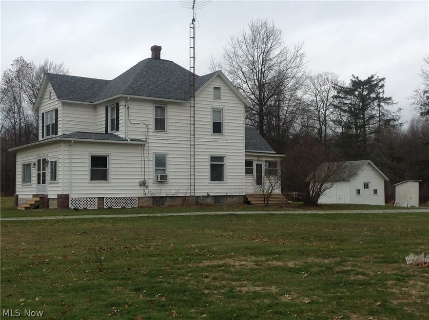 Great home for a great price! Up to 4 bdrms. One could be on the first floor. Lg. kitchen, living rm plus family rm. First fl laundry. Enclosed front porch plus enclosed mud rm in back. Newer roof, furnace and hot water tank. All situated on approx. 2 acres in West Branch. All sizes and square footage estimated.