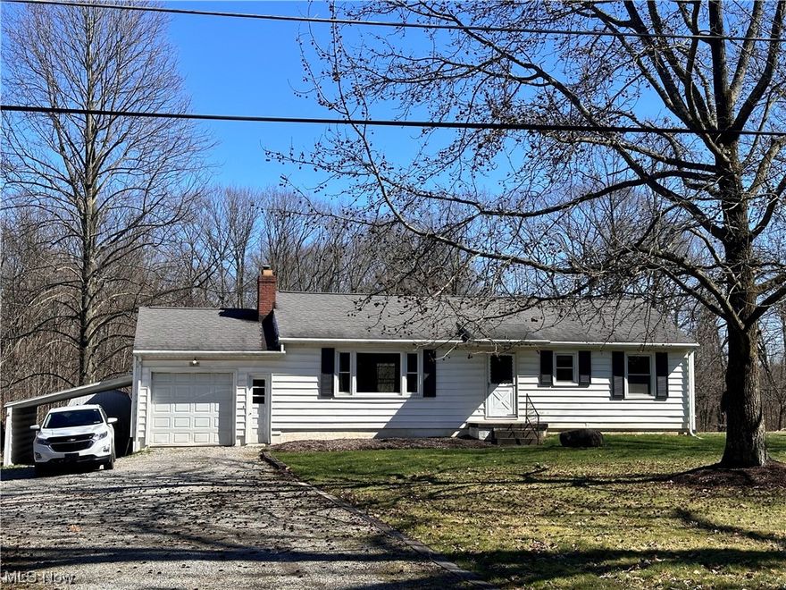 Great home in Springfield School District.  Beautiful acre lot, lots of wildlife, peaceful. Huge backyard with lots of potential but beautiful as is.  Lots of closet space in each room and a cedar closet and storage closet in the hallway.  Huge basement would be easy to finish, already divided into, work bench room, laundry room with shower, 2 more large rooms that can be living space or storage.  Easy to show but you need an appointment.