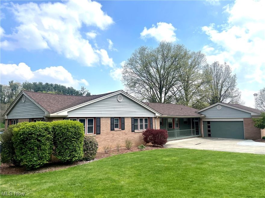 Not all ranch style homes are the same. This home boasts many upgrades throughout plus it is in a desirable location. It is situated on a level 1/2-acre city lot with a pleasant view of the lagoon. As you step inside the foyer it opens to the sunny & spacious living room that has a vaulted wood beamed ceiling with a stone-faced gas fireplace. The newer Dutch Valley maple kitchen cabinets with granite counter tops and breakfast bar gives plenty of room for cooking & entertaining. The stainless-steel appliances are newer. There is a cozy breakfast nook and an additional full wall cabinet. Also, there is a deep pantry off the side entry going to the garage. The three-season sunroom off the dining room gives private space with a simplistic view of the lagoon. The bedrooms are spacious with plenty of closets and storage. The lower level is set with billiards & a bar to entertain family & friends with additional two bedrooms, 1/2 bath, a laundry area with ingress & egress steps to the back y