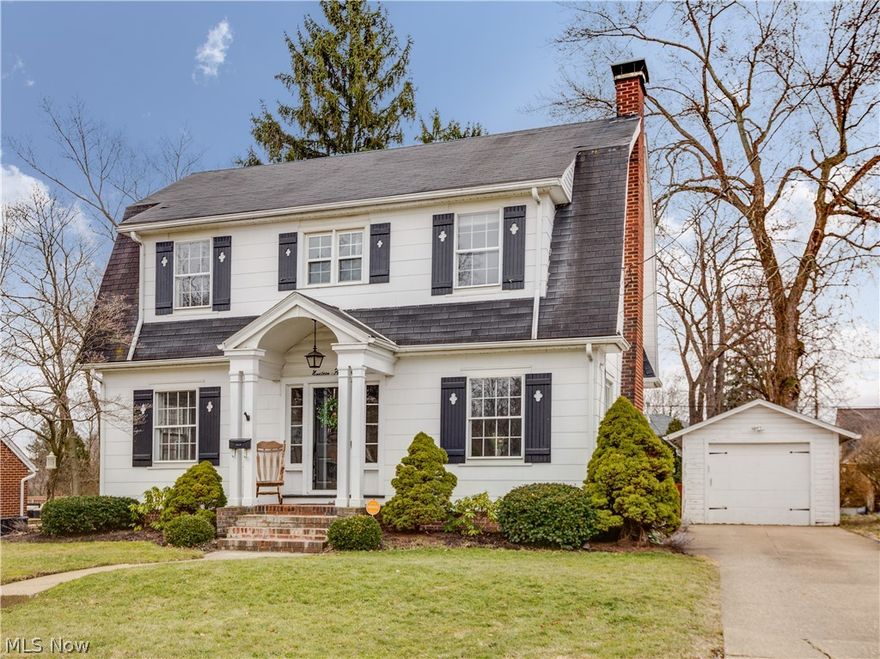 Welcome home!  This center hall colonial on Mount Vernon Blvd is picture perfect.  From the moment you step in the front door you can see the charm of the 1920’s mixed with modern touches.  The home boasts hardwood floors, high ceilings and plenty of built in storage typical of the time it was built.  Step through the large and welcoming foyer to the bright and charming dining room with large windows and lots of natural light.  Past the dining room is a modern kitchen that has concrete countertops and beautiful open shelving.  A half bath just off the kitchen is convenient and updated. Finishing off the first floor, the fireplace is a gorgeous centerpiece to the large living room.  Upstairs, you will be delighted by the oversized Master Bedroom and two other generously sized bedrooms.  You will not find this kind of space in many houses of this size!  The basement is large and clean, with plenty of built in storage.  The backyard is fully fenced and great for entertaining or relaxing.