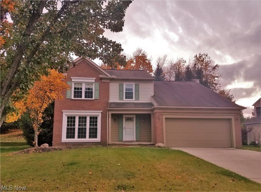 Beautiful colonial located in the desirable Meadowood neighborhood! Home has been completely revamped within the last four years. Main level includes a formal living room, family room and formal dining room with additional eating space in the kitchen. Kitchen overlooks the family room that showcases the cozy gas fireplace and new crown molding. Double patio doors lead out to a private patio with wooded views on all three sides. Trane Furnace, Rheem Hot water tank, AC compressor, all energy efficient windows, doors and tiled master bath were updated in 2012. Newer Frigidaire oven, LG refrigerator, Bosch dishwasher, and LG microwave - all of which are staying. New stainless steel, deep country style sink in the kitchen. Fresh, neutral paint in the bathrooms and newer carpeting. Lower level, finished family/media room, includes recessed lighting and is separate from the utility room and storage area. This home also boasts four spacious bedrooms with an en-suite full bath and walk-in close