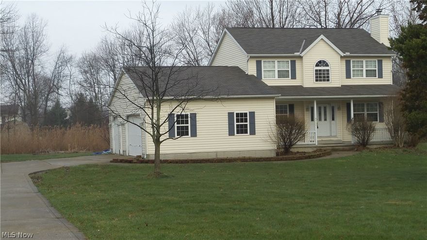 Large Colonial featuring a Huge Master Bedroom with Walk-In Closet and Master Bath! Open Kitchen into Family Room. Pantry off Kitchen.  The Living Room has a Cozy Gas Fireplace.. Full Basement that would be easy to finish to your preferences! Formal Dinning Room. Walk Out Deck off Kitchen that overlooks the Large Backyard, Pool & Swing Set. Home also have a over-sized 3 Car Attached Garage!  Don't miss out on the Great Home Opportunity!