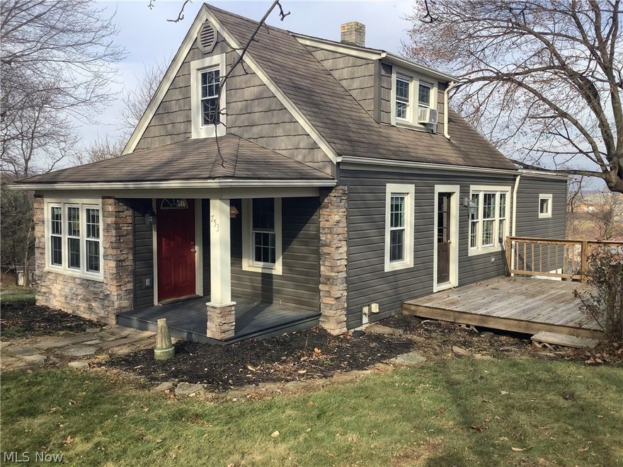 Cute doesn't seem to do it justice. 3 bedroom 2 bath home on Main St. Sugarcreek tucked back from the road. Don't let the front view of the home deceive you, there's more space at 1,440 sq. ft than appears. Main floor bedroom and bathroom make one floor living a possibility. Outside entry into the partially finished portion of the basement which also includes the 2nd bathroom. It would make an excellent air bnb or starter home for one lucky party.