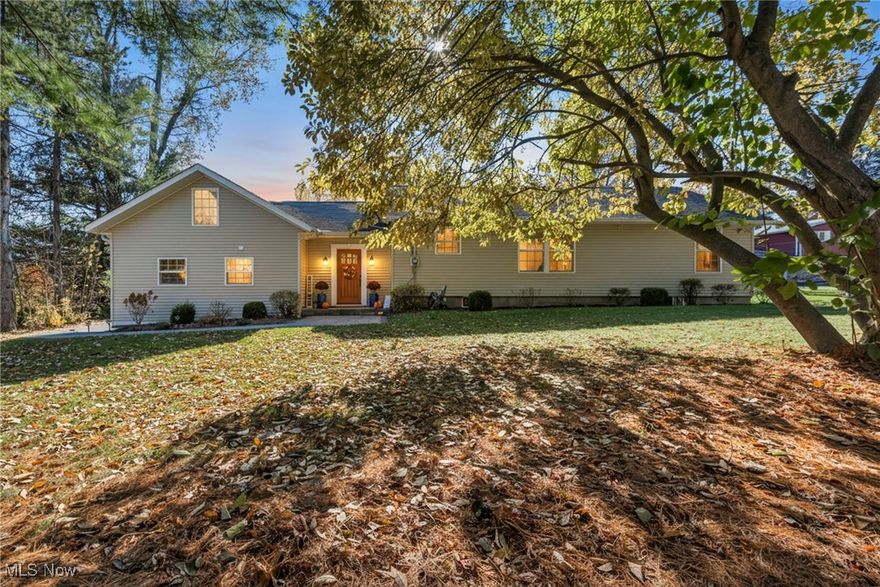 Welcome home to this beautifully updated 4-bedroom, 3-full-bath ranch set on a picturesque one acre lot offering exceptional comfort, craftsmanship, and style. Every square inch of this home has been meticulously maintained and thoughtfully upgraded, from the newer roof and mechanicals to the designer finishes throughout.

Step inside to an inviting open floor plan featuring bamboo hand-scraped flooring, a cozy living room with a fireplace, and a gourmet kitchen showcasing granite countertops and soft-close KraftMaid cabinets. The spacious primary suite is your private retreat, complete with its own fireplace, walk-in closet, and a luxurious full bathroom.

The finished lower level adds incredible versatility with a full bathroom and a large open space, perfect for guests or entertaining. Step outside to a stunning stamped concrete patio with a pergola and hot tub which is ideal for entertaining or relaxing under the stars.

Car enthusiasts and hobbyists will love the oversized 20x30 heated and insulated garage with an EV charger. There's also a 10x20 shed for storage and another additional shed that makes the perfect home office, studio, or creative workspace.

This home truly has it all style, function, and impeccable care in every detail. Don't miss the opportunity to own this move-in ready gem